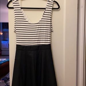 Black and white dress